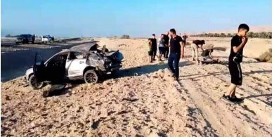 مصرع شابين بحادث سير ذاتي في أريحا
