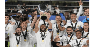 ريال مدريد يتوج بالسوبر الأوروبي للمرة الخامسة في تاريخه