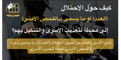 نادي الأسير الفلسطيني يكشف عن تفاصيل تحويل الاحتلال (العدد) أو ما يسمى بإجراء (الفحص الأمني) لمحطة لتعذيب الأسرى