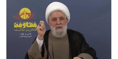 نعيم قاسم: حصرية السلاح حالياً مشروع "إسرائيلي".. ومن يواجهنا مع "إسرائيل" سنواجهه كما نواجهها