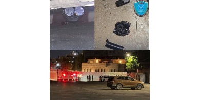 الشرطة تفكك عبوة ناسفة زُرعت أسفل مركبة  في قلقيلية