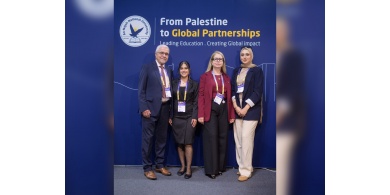 جامعة النجاح الوطنية تستعرض تجربتها الرائدة في التدويل واستدامة التعليم في مؤتمر EAIE 2026 في غلاسكو