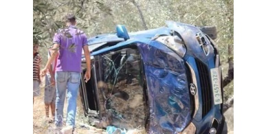 صور / إصابة عدد من المواطنين بحادث سير مؤسف في بلدة بيت ريما قضاء رام الله، حيث تم نقلهم إلى مستشفيات رام الله
