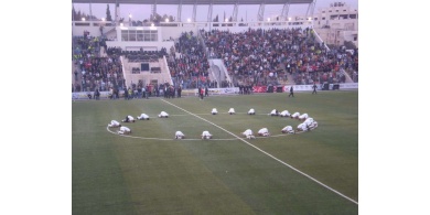 غدا ستكون اول مباراة للمنتخب الفلسطيني على أرضه