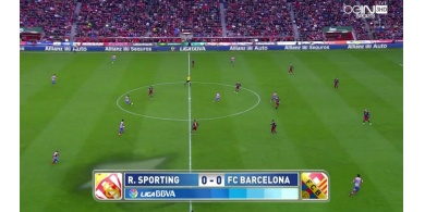 شاهد| بث مباشر لمباراة   برشلونة وسبورتينغ خيخون
