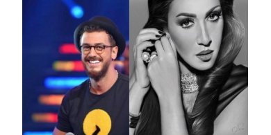 أسماء لمنور وسعد لمجرد يدعمان حافظا للقرآن الكريم