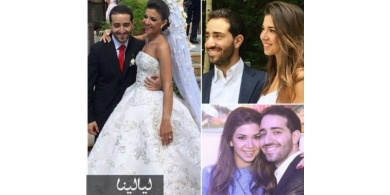 صور زفاف أسطوري لابن الوزير اللبناني غازي العريضي إلى صبية سورية.. 3 فساتين زفاف في ليلة من ألف ليلة!