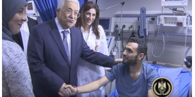 فيديو| الرئيس يعود المرضى و يزور مجمع فلسطين الطبي ويقرر ترميم قسمين