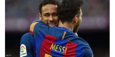 نيمار يدخل تاريخ برشلونة ويتفوق على ميسي