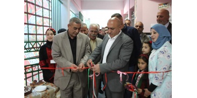 صور...إفتتاح المعرض المهني الأول " صنع في فلسطين " بمدرسة بنات كفرارعي الثانوية جنوب جنين