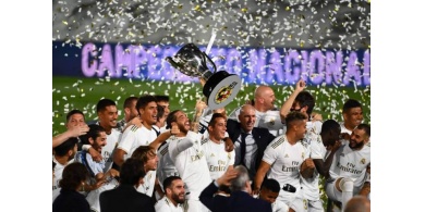 ريال مدريد بطلاً للدوري الاسباني للمرة الـ34 في تاريخه