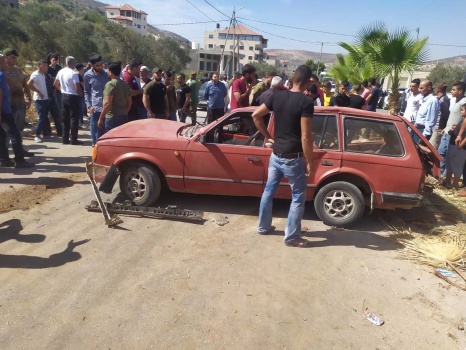 مصرع شاب شاب وإصابة إثنين بحادث سير جنوب جنين