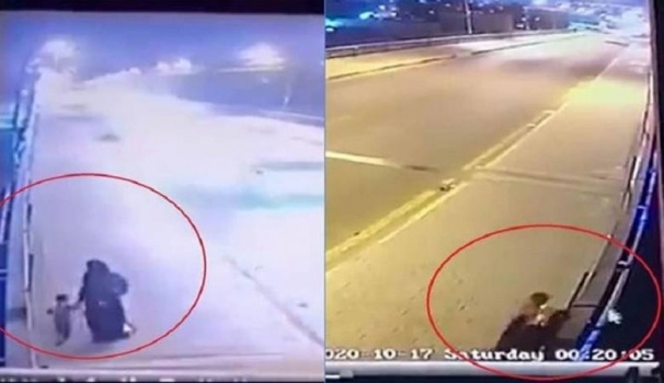 شاهد ..ام عراقية تُلقي بطفليها في نهر دجلة انتقاما من والدهما