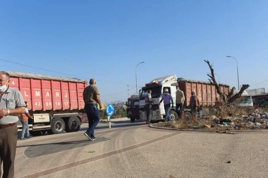 جنين: نقابة النقل تطالب بمنع دخول الشاحنات الإسرائيلية للمناطق الفلسطينية