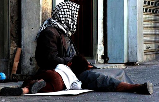 شرطة جنين تضبط 11 شخصاً من عائلة واحدة معظمهم أطفال يقومون بالتسول