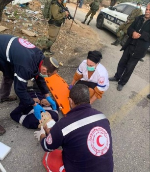 إصابة طفل دهساً بمركبة مستوطن شمال سلفيت
