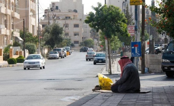 الاردن : متسول جمع 16.30 دينار اردني خلال ساعة