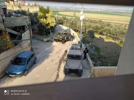الإحتلا.ل يصور منازل في قرية زبوبا غرب جنين