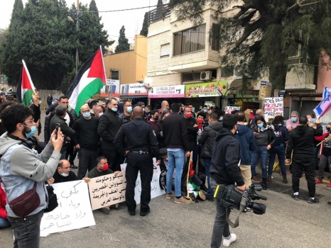 صور: الناصرة ترفع أعلام فلسطين في وجه نتنياهو