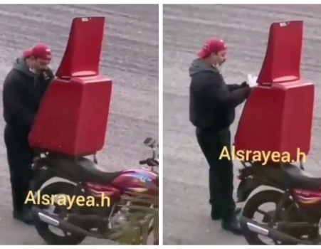 فيديو: ما فعله عامل ديلفري كويتي بـوجبة الطعام قبل تسليمها أثار ضجة عارمة