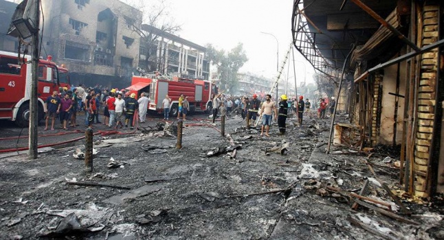 أكثر من 30 قتيلا وجريحا بانفجارين وسط بغداد
