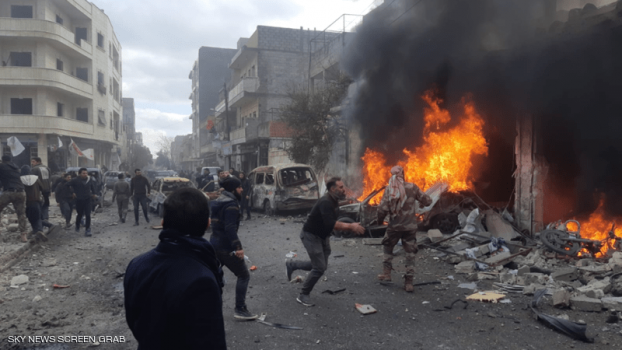 قتلى وجرحى في انفجار سيارة مفخخة بريف حلب