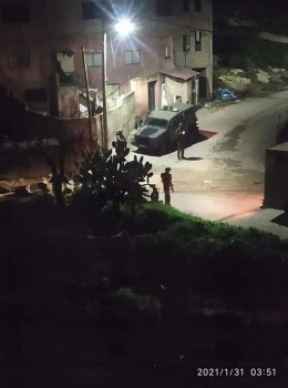 مواجهات واعتقال 3 شبان بقباطية جنوب جنين