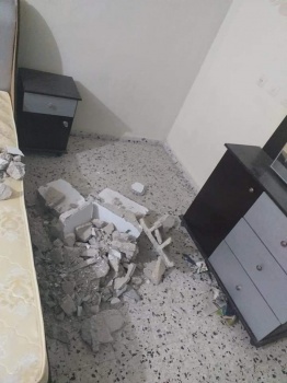 إصابة مواطنين بانهيار سقف داخل منزل جنوب غزة جراء العاصفة الجوية