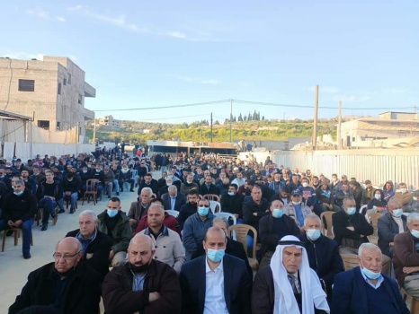 جنين: إتمام صلح عشائري بين عائلتي الجرادات والخطيب في بلدة يعبد