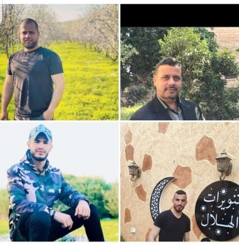 الإحتلال يعتقل 4 مواطنين من بلدتي السيلة الحارثية وعرابة