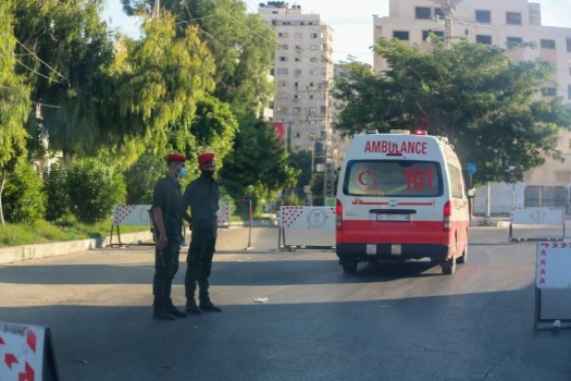 غزة: حالة وفاة و857 اصابة جديدة بكورونا