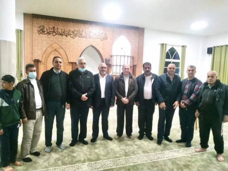 عشية رمضان...محافظ جنين يفتتح مسجداً في يعبد