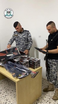 الضابطة الجمركية تضبط ألعاب خرز بلاستيكية ممنوعة من التداول في طولكرم ونابلس