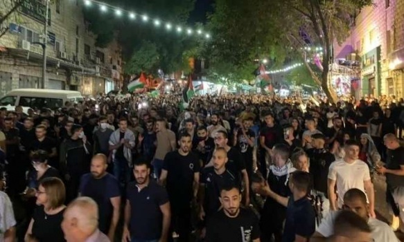 اعتقالات وإصابات خلال مظاهرات حاشدة في البلدات العربيّة دعمًا للقدس