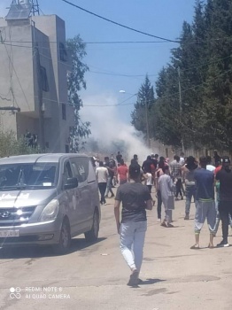 الإحتلال يستولي على تسجيل كاميرات مراقبة وسط اندلاع مواجهات في قرية العرقة غرب جنين