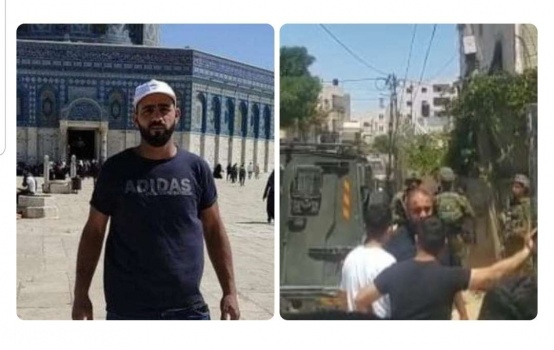 الخليل: الاحتلال يقتحم منزل الشهيد زاهدة ويفجر سيارته ويعتقل والده وشقيقه