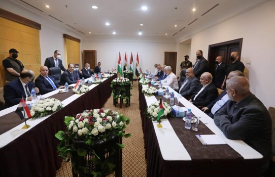 الحية: ناقشنا مع الوزير المصري ترتيب البيت الفلسطيني واعادة الاعمار