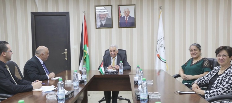 رئيس مجلس القضاء الاعلى يبحث مقترحات لإنشاء محاكم صلح في عرابة وبيرزيت وبيتونيا والعيزرية