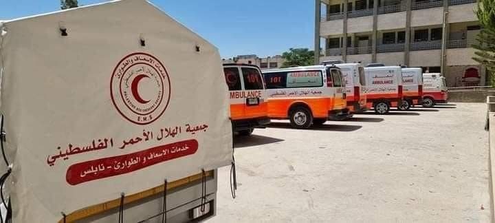 الهلال الأحمر يجهز اكبر مستشفى ميدانى في بيتا