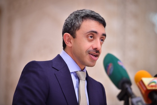 وزير الخارجية الاماراتي عبدالله بن زايد آل نهيان