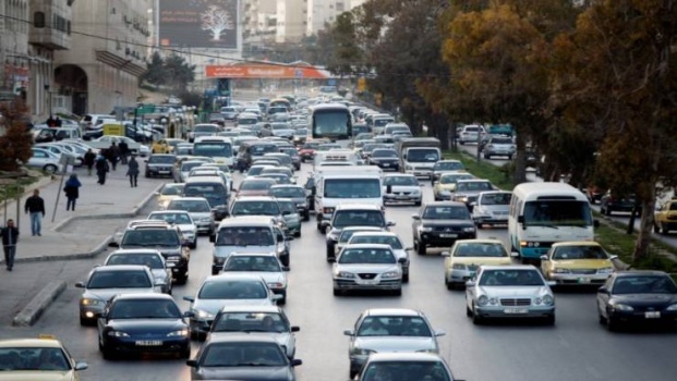 مركبة واحدة لكل 6 أشخاص في الأردن