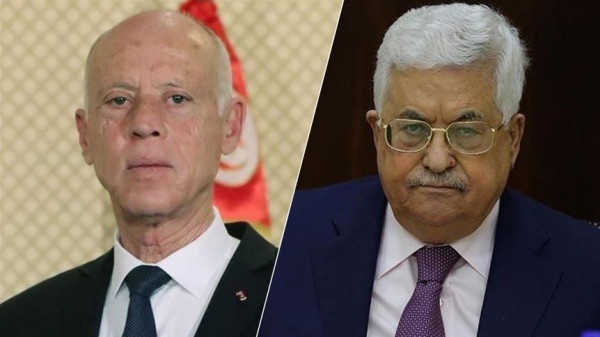 تفاصيل الاتصال الهاتفي بين الرئيس عباس ونظيره التونسي