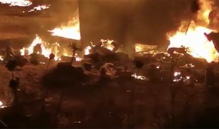 عشرات القتلى والجرحى جراء انفجار صهريج وقود بشمالي لبنان