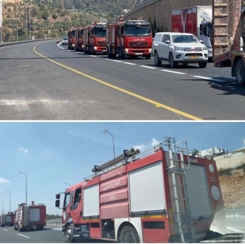 بعد عجز إسرائيل على إخماد الحرائق.. فلسطين تستجيب لنداء مؤسسات دولية وتساعد