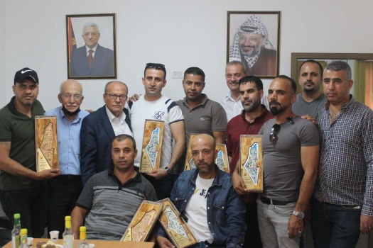 هيئة الأسرى تكرم عدد من الأسرى المحررين في جنين