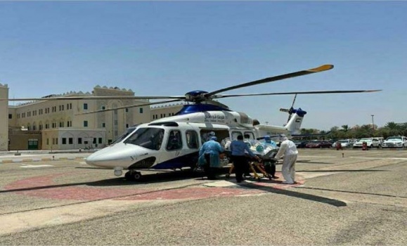 مصرع 4 أشخاص إثر سقوط طائرة إسعاف في الإمارات
