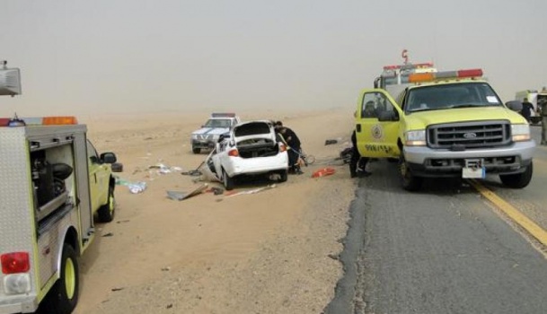 وفاة مواطنة فلسطينية ونجلها في حادث سير مروع بالسعودية