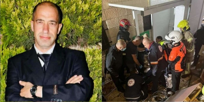 مصرع عامل من الخليل علق تحت مصعد في بيت حنينا
