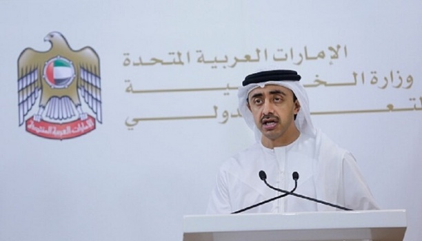 وزير الخارجية الإماراتي يطلب من نظيره الأمريكي تصنيف الحوثيين جماعة إرهابية