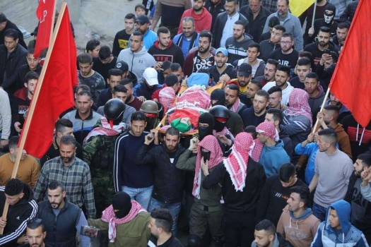 جماهير محافظة بيت لحم تشيع الشهيد الطفل محمد صلاح في بلدة الخضر